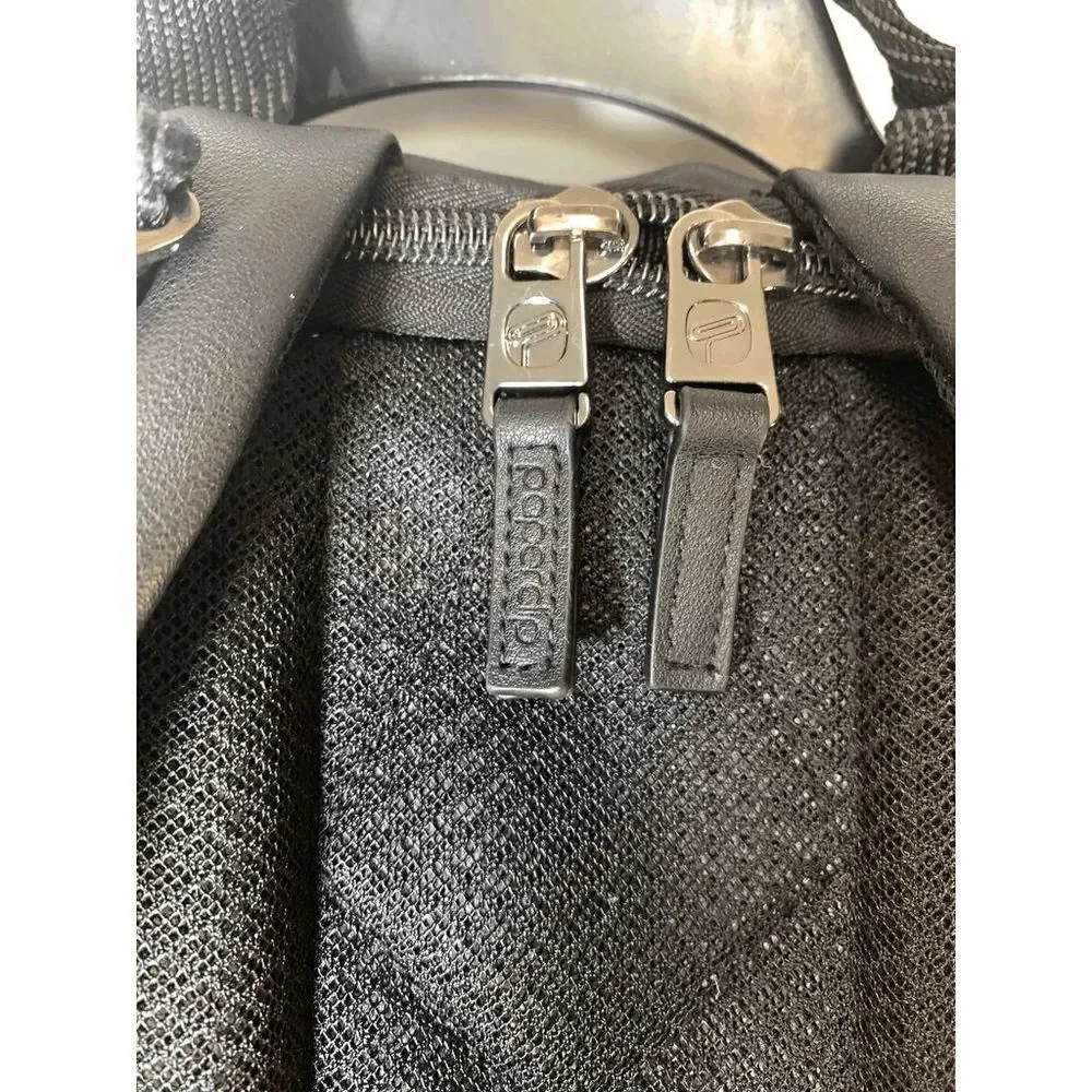 Quilted Black Baby Backpack - Unbranded